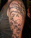 Tattoo Efeuranke mit Leguan