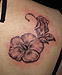 Tattoo Hibiskusblüte