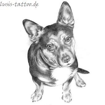 Tattoomotiv Hund