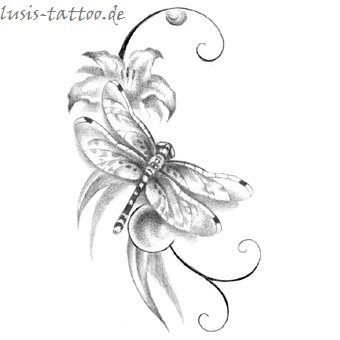 Tattoomotiv Libelle